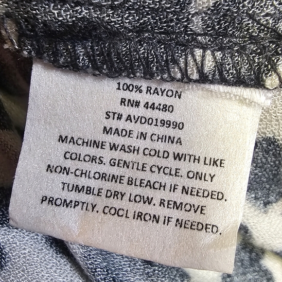 Rachel Roy Hi-Lo Dress Womens Plus 2X Flutter Sleeves Leopard Print Mob Wife - Picture 7 of 7